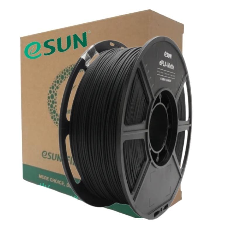 Esun - Filamento 3D Pla Mate Negro Oscuro 1Kg | Filamentos