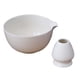 thumbnail image 1 of 2x Cuenco Matcha Tradicional Japonés Y Soporte Para Batidor Para Ceremonia De Té Oficina Blanco, 1 of 3