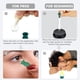 thumbnail image 3 of Inseridor de lentes Twizz ventilado, 6 unidades, verde, estuche libre de BPA, 3 of 6