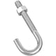 thumbnail image 1 of J Bolts National Hardware N232-918 2195, zinc, 8 mm x 7,6 cm, 1 of 1