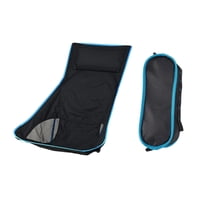 Magideal - Silla De Camping Plegable, De Repuesto Para Sillas De Playa Y Jardín, De Tela, Portátil, Transpirable, Con Respaldo Alto Para Camping, Jardín Y Pesca. Azul Claro