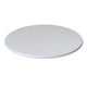 thumbnail image 1 of Mesa De Comedor Redonda De Tela, 27.5-33.5 Pulgadas, Cubierta De Mesa Limpiable, Fácil De Limpiar, Blanco, 1 of 5