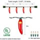 thumbnail image 3 of Cadena de luces GOOTHY 35 Red Chili de 4 m, conectables al aire libre, 3 of 8