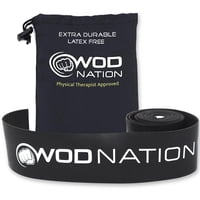 Bandas De Hilo Muscular Wod Nation, 1 Paquete, Color Negro Pesado