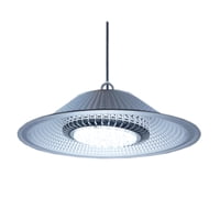 Importclick - Campana Led 100 Watt 104 Led Lupa P/Colgar Aluminio