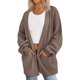 thumbnail image 1 of LILLUSORY Cardigan tejido oversized para mujer, colección otoño 2026, 1 of 3
