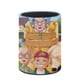 thumbnail image 3 of Recreo-theme Cylinder Pen Holder Pencil Organizer with Flannel Lining PVC Leather Material Cardboard Base for study work 10*8CM, 3 of 6