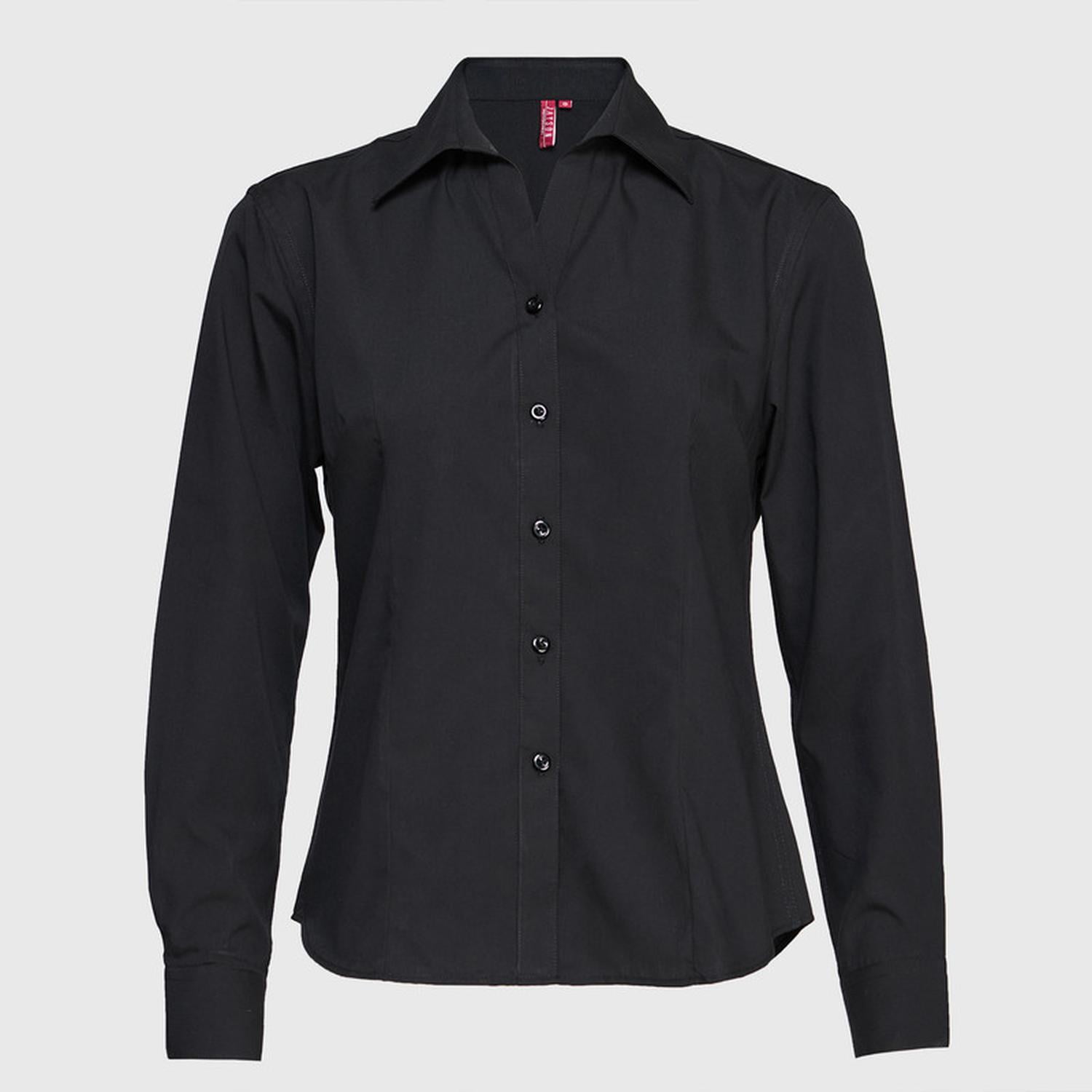 Jayson - Blusa Trevira Cuello V M/l Celeste M