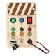 thumbnail image 3 of Interruptor De Luces Tablero Ocupado Montessori Tablero Ocupado Juguetes Juguete De Viaje Para Niños, 3 of 5