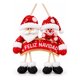 thumbnail image 1 of Colgante Navideño Santa y Muñeco de Nieve Feliz Navidad, 1 of 4