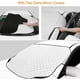 thumbnail image 5 of Cubierta de nieve para parabrisas de coche, cubierta de invierno para parabrisas de 4 capas de grosor, protector de nieve con cubierta para espejo lateral e imanes para protección contra la nieve, el, 5 of 7