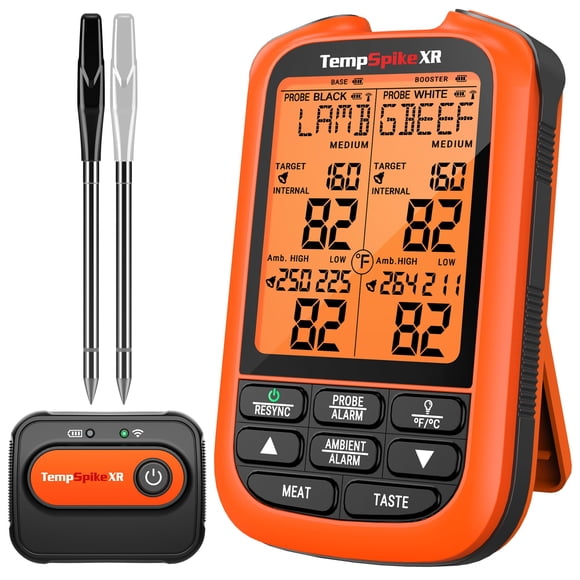 Termómetro inalámbrico para carne ThermoPro TempSpike 2000 pies, 2 sondas