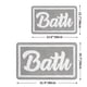 thumbnail image 4 of 1pc Absorbent Non-Slip Bathroom Mat - Soft Plush Rug for Home and Bathroom - Machine Washable and Thickened Door Carpet - Perfect for Home Decor and Comfort, 4 of 5