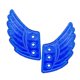 thumbnail image 1 of ni?os foils zapatos zapatilla de ángel alas zapatos accesorios azul, 1 of 5