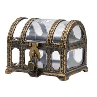 Bothyi - Cofre Del Tesoro Pirata De Estilo Retro Con Candado Y Llave Para Classroom Rewards C