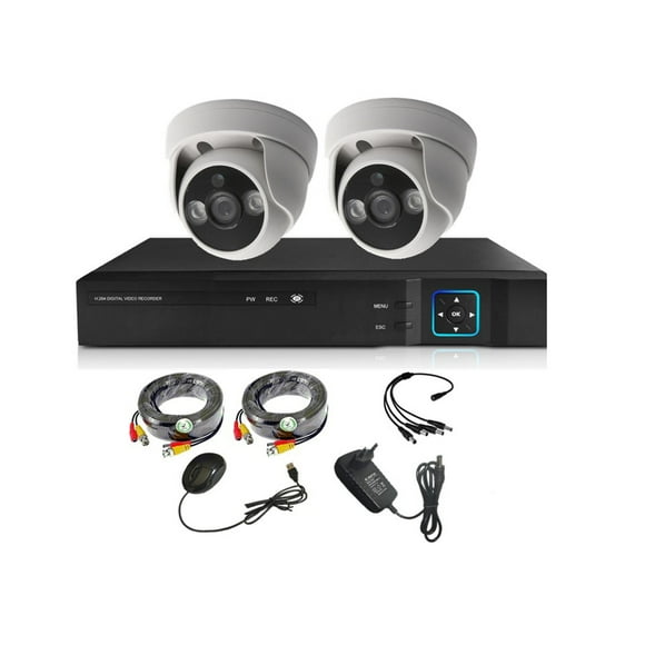 Kit 2 Cámaras de Seguridad Interior HD 1MP - I21L