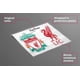 thumbnail image 2 of Pegatinas de vinilo Powdraw FC Liverpool Football Soccer, 2 of 4