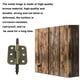 thumbnail image 5 of 4 bisagras de bronce verde con cabeza de corona para muebles, gabinetes, cajones y puertas., 5 of 8