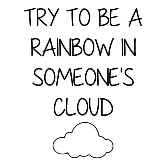 Decomural Be A Rainbow Inspirational WS-34321