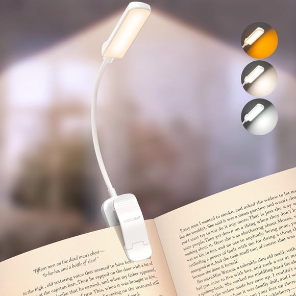 Luz de Libro Glocusent 13 LED Recargable por USB‑C