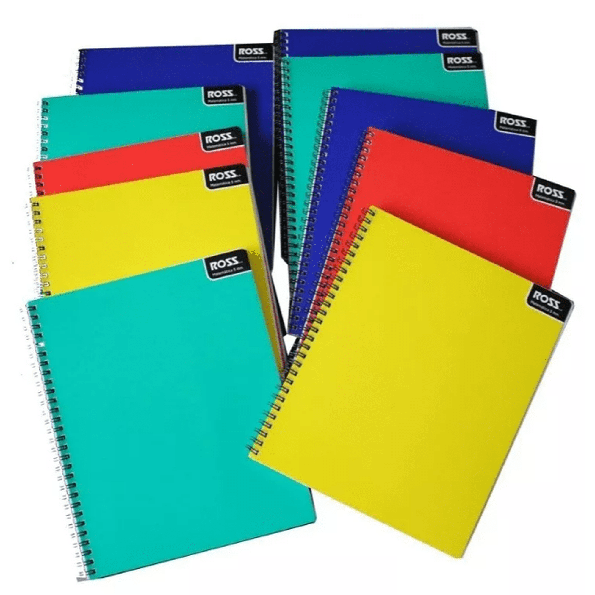 Ross - Paquete Cuaderno Universitario Matematicas 7 Mm - (10 Unidades)