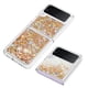 thumbnail image 3 of Funda Para Sansung Galaxy Z Flip 3 Con Brillo Líquido, Protección Completa Y Soporte De Anillo Giratorio, 3 of 4