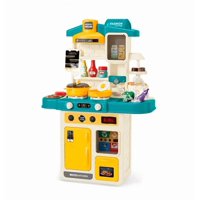 Genérico - Cocina Interactiva Moderna Para Niñas Y Niños Con Sonido Y Luces Azul