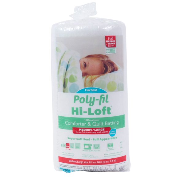 Acolchado Poly-Fil 206 cm x 244 cm Poliéster