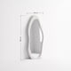 thumbnail image 3 of Espejo Cuerpo Entero Dormitorio Grande Terciopelo Blanco, 3 of 8
