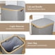 thumbnail image 5 of Cesta de lavandería ieGrow 110 L con tapa, asa y bolsa extraíble, color gris, 5 of 7
