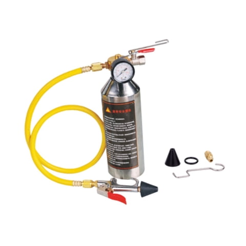 Magideal - Juego De Herramientas Para Limpiar Tuberías De Aire Acondicionado De Automóviles, Bote Para Limpiar Aire Acondicionado De Automóviles, Bote Vacío Resi Acero Inoxidable