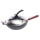 thumbnail image 3 of Sartén Wok Doméstica Con Tapa Sartén Antiadherente Para Limpiar Por Inducción, Gas 36cm, 3 of 5