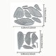 thumbnail image 2 of Troqueles hubangzhu 5,9 × 5,9 cm de colibrí para scrapbooking DIY, 2 of 8