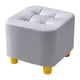 thumbnail image 4 of Reposapiés Taburete otomano Mueble Taburete escalonado Taburete cuadrado antideslizante Taburete para sofá Habitación infantil Sala de juegos Oficina Gris, 4 of 5