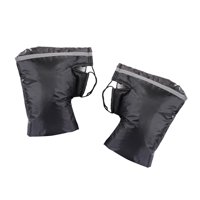 Magideal - 2 Piezas Guantes De Manillar De Motocicleta Manguitos De Manillar De Motocicleta Guantes De Moto Gruesos A Prueba De Viento Para Scooter En Clima Frío