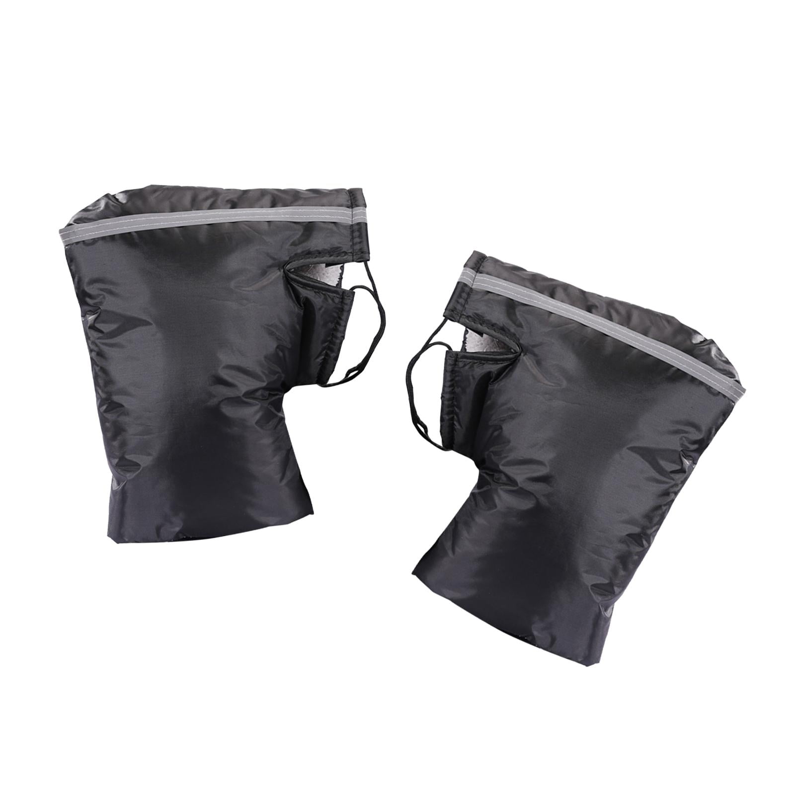 Magideal - 2 Piezas Guantes De Manillar De Motocicleta Manguitos De Manillar De Motocicleta Guantes De Moto Gruesos A Prueba De Viento Para Scooter En Clima Frío