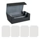 thumbnail image 2 of Caja De Baraja De Cartas Coleccionables, Juguete De Tarjeta De Recolección Fuerte, Estuche Para Tarjetas Deportivas De Cuero PU, Negro, Gris Y Blanco, 2 of 4