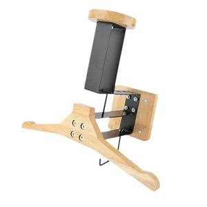 Magideal - Soporte Para Casco De Motocicleta, Soporte De Pared Para Casco, Estante De Pared De Madera Maciza Para Fútbol, Equipo De Ciclismo Estilo A