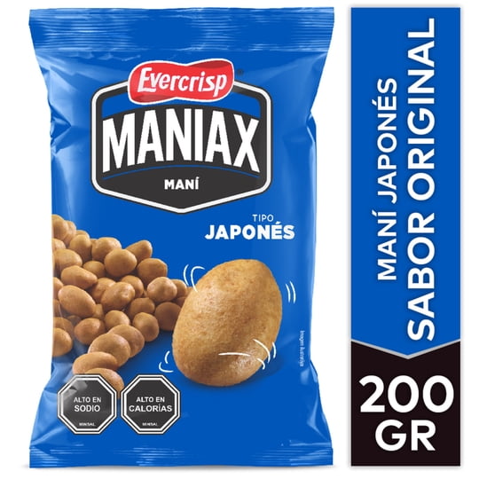 Mani Japonés Salado Maniax 200 g Evercrisp