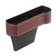 thumbnail image 3 of Organizador De Relleno Para Espacio De Asiento De Coche, Cuero PU Para Artículos Diversos, Bebidas, Teléfonos Móviles, Lado Marrón Co Piloto, 3 of 5