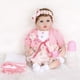 thumbnail image 2 of Muñeca Reborn Enadoll de vinilo de silicona realista de 40 cm para niña, 2 of 9