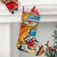 thumbnail image 2 of El Show de Bugs Bunny y el Correcaminos Tema: Calcetines de Navidad, fino lino blanco para colgar en escaleras y chimenea, decoración navideña para el hogar, regalo de Navidad.54cm×38cm, 2 of 5