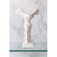 Decostilo - Estatua De Diosa Con Alas Blanca