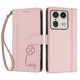 thumbnail image 3 of Funda Cartera Trébol para Motorola Edge 50 Ultra 5G con Ranuras Tarjetas y Carga Inalámbrica Rosa, 3 of 6
