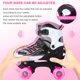 thumbnail image 2 of Patines de ruedas Sowume ajustables para niñas y mujeres, 2 of 7