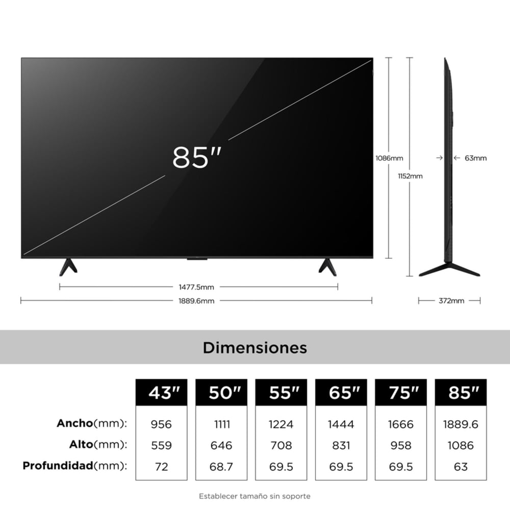 TCL P7L 85", foto 12