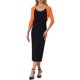 thumbnail image 2 of INSPIRE CHIC Bolero de Mujer Semi Transparente con Mangas 3/4 Cárdigan Corto Naranja M, 2 of 6