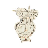 Magideal - Modelo De Motor De , Herramienta De Enseñanza De Laboratorio, Combustión Interna, Bricolaje, Enseñanza De Ciencias, Modelo Educativo, Juguete,