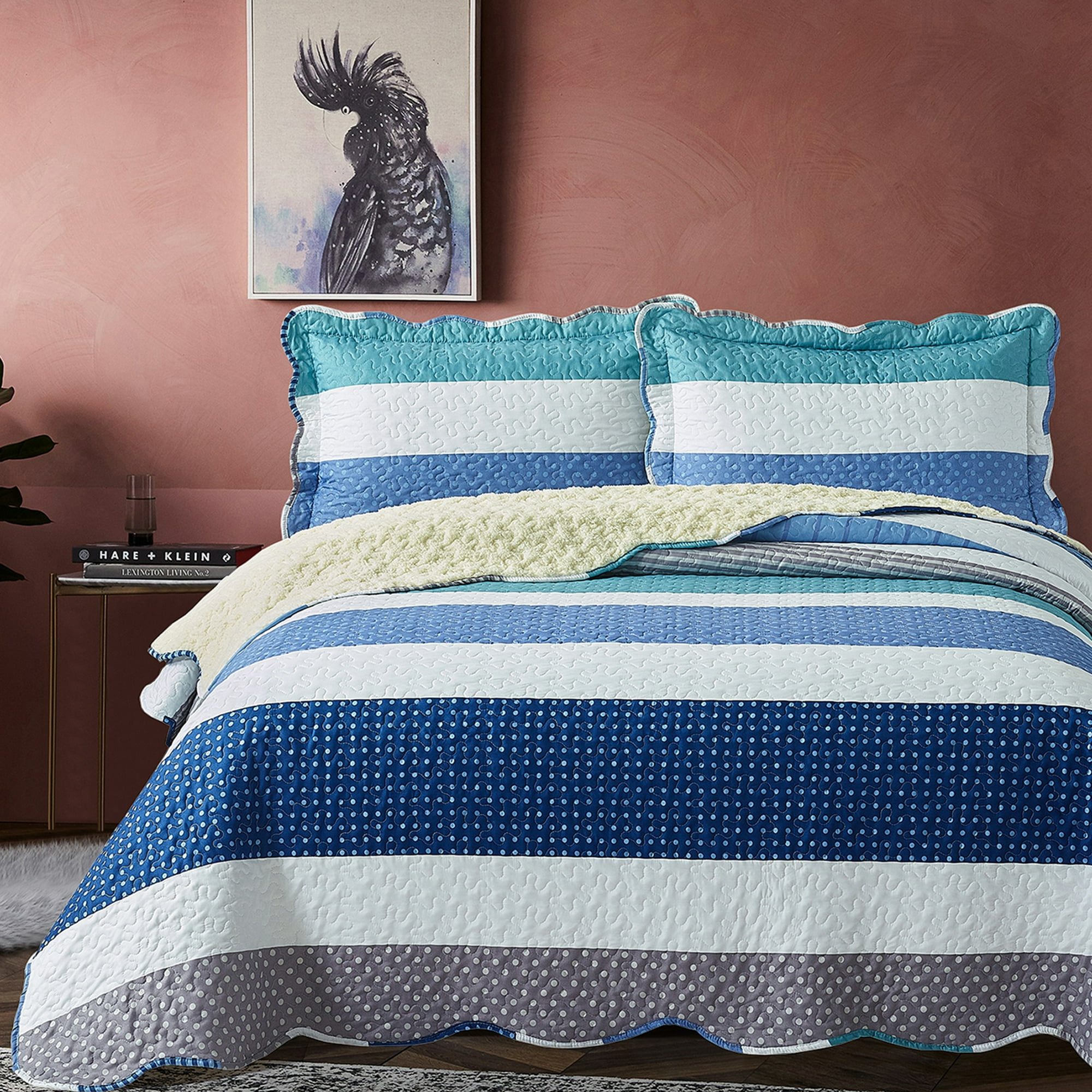 Mallorca - Quilt Sherpa Estocolmo King Estampado