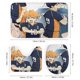 thumbnail image 3 of Haikyuu-theme 4-Piece Shower Curtain Set with Rugs, Waterproof Bathroom Decor Set Includes Bath Mat, U-Shaped Rug, Toilet Lid Cover and Curtain with Hooks, 3 of 6